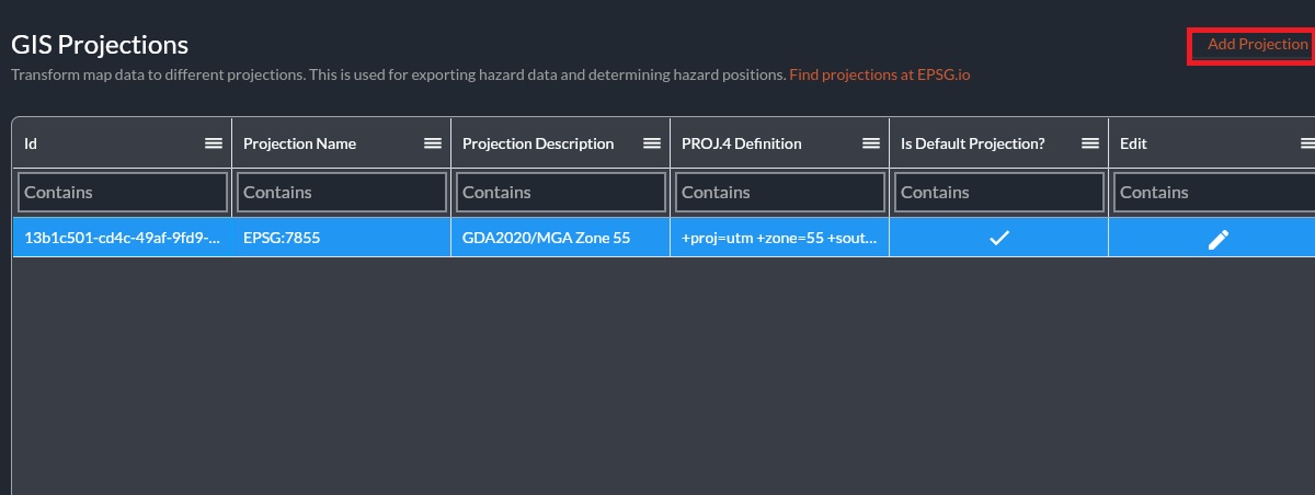 Map Tile Settings